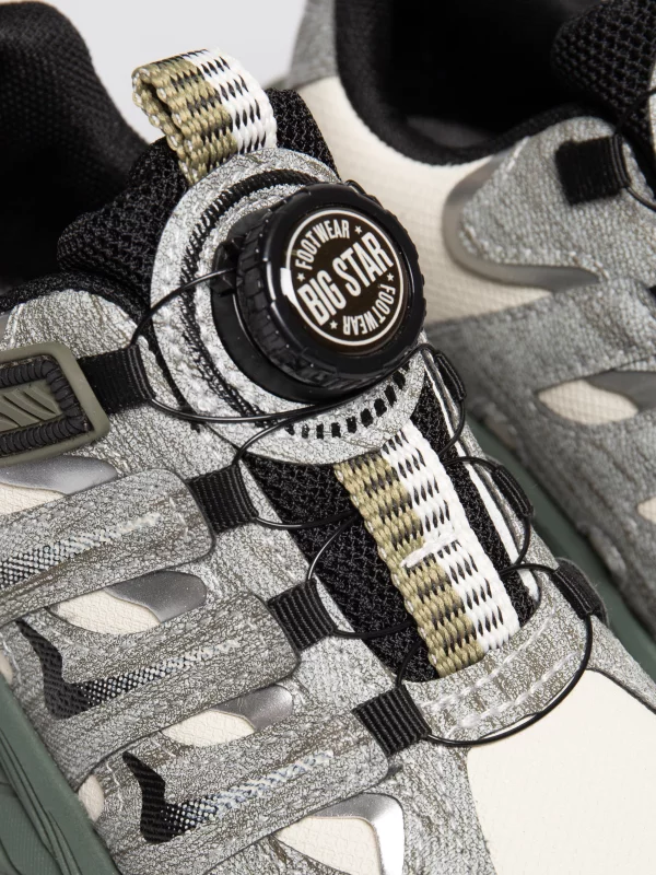 Sneakersy chłopięce khaki OO374207 303