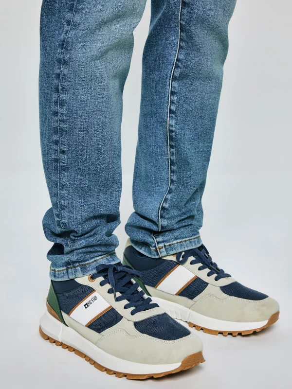 Sneakersy męskie granatowe TT174197 403