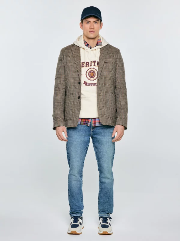 Sneakersy męskie granatowe TT174197 403