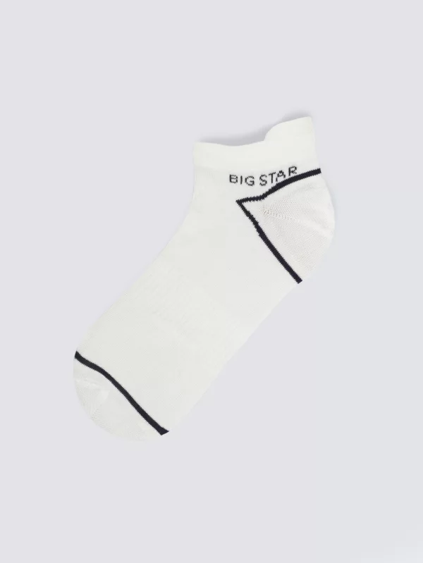 Stopki męskie bawełniane białe Serhios 100