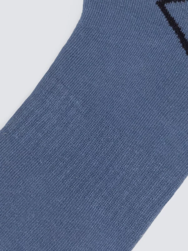 Stopki męskie bawełniane niebieskie Serhios 402