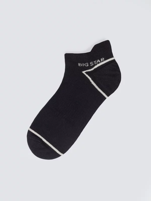 Stopki męskie bawełniane czarne Serhios 906