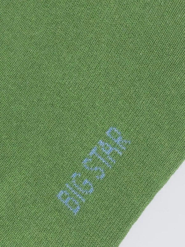 Skarpety męskie w romby zielone Stefanosi 301