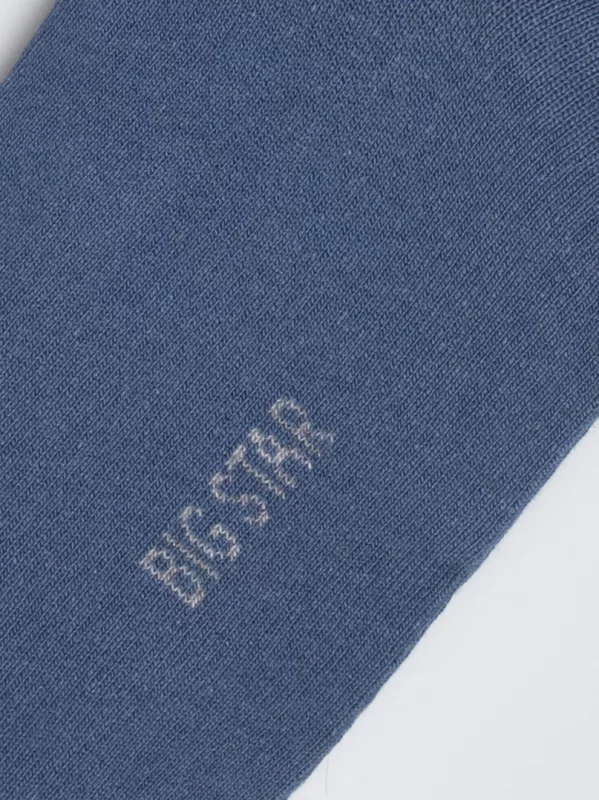 Skarpety męskie w romby niebieskie Stefanosi 402