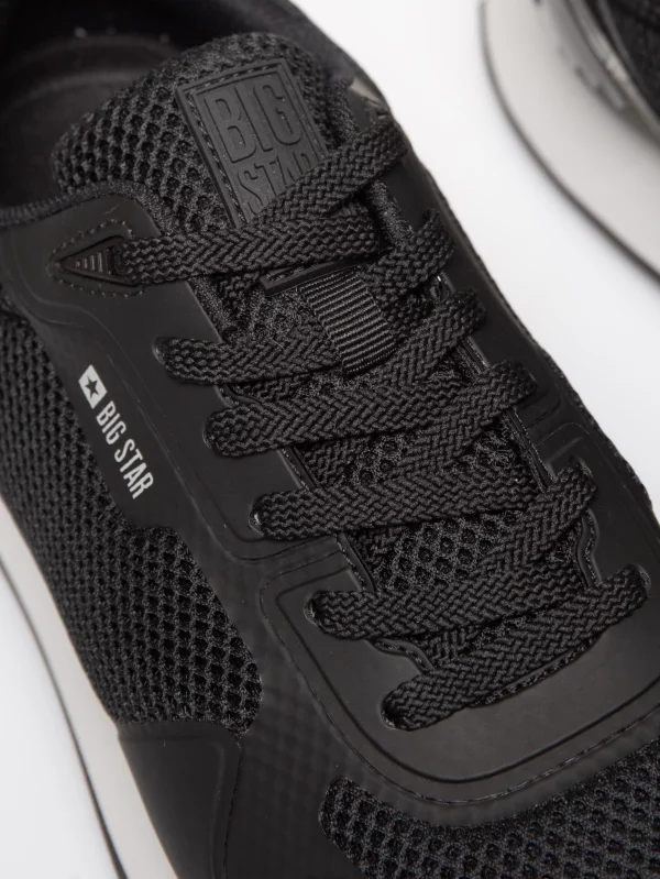 Sneakersy męskie czarne RR174361 906