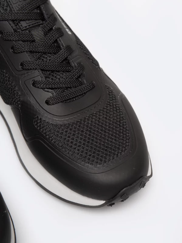 Sneakersy męskie czarne RR174361 906