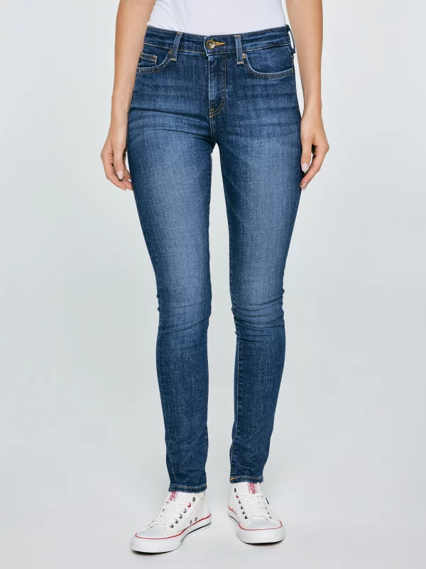 Jeansy damskie skinny granatowe Adela 512