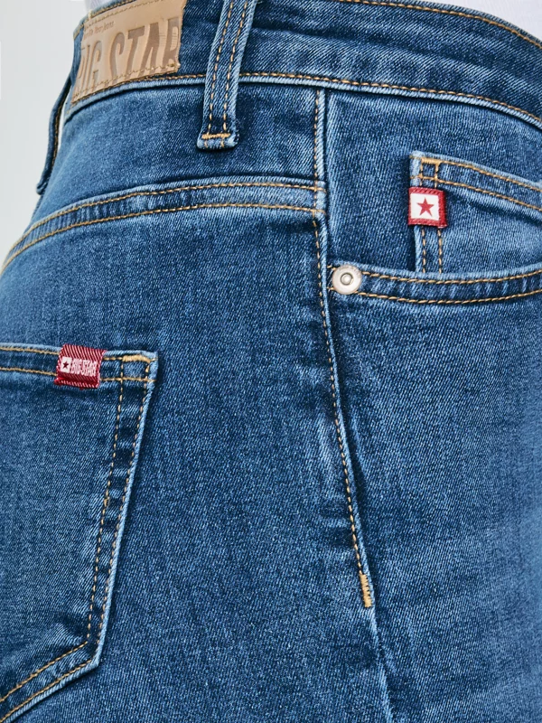 Jeansy damskie z wysokim stanem niebieskie Katrina High Waist 470