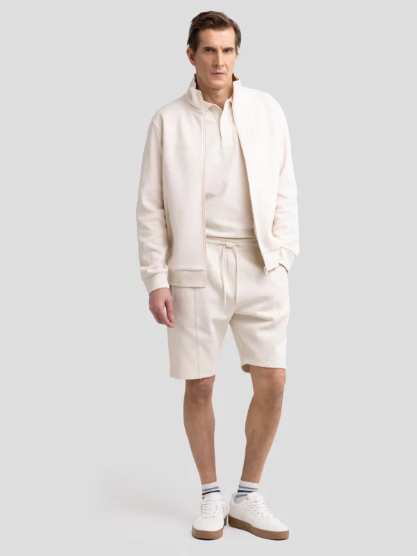 Szorty męskie dresowe kremowe Wladorsh 103/ Wlador 103