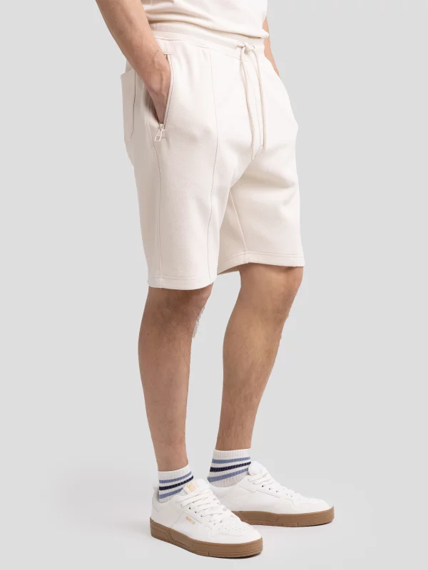 Szorty męskie dresowe kremowe Wladorsh 103/ Wlador 103