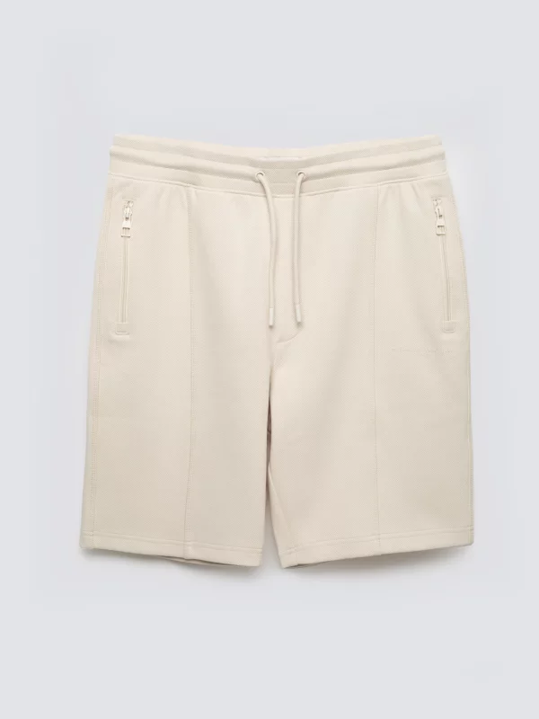 Szorty męskie dresowe kremowe Wladorsh 103/ Wlador 103