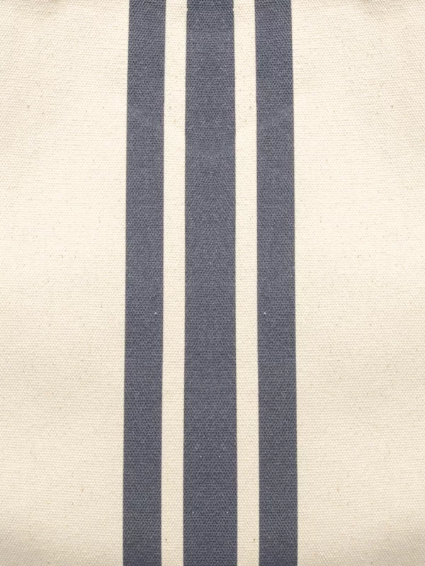 Torba plażowa z granatowymi paskami kremowa Berli 102