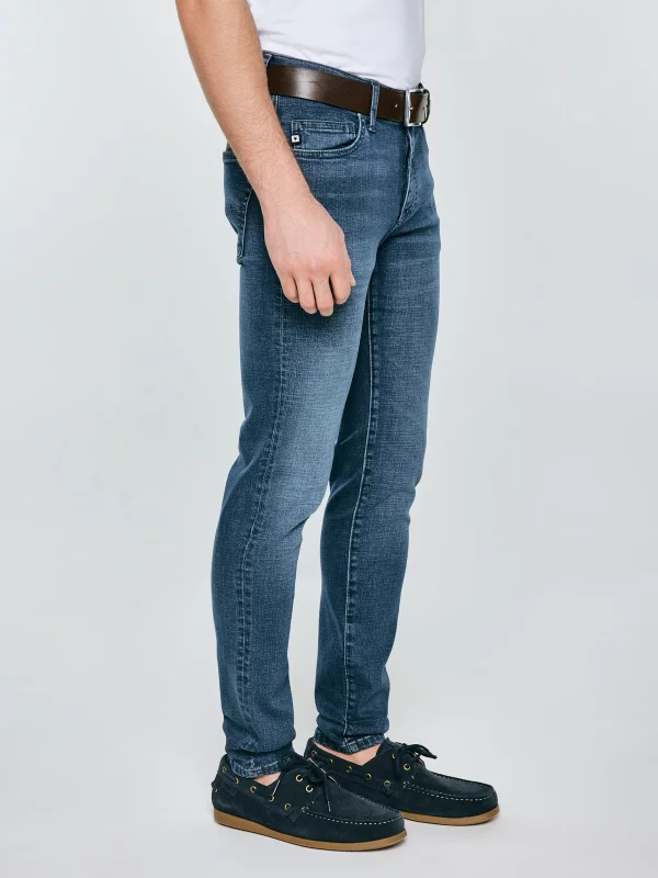 Jeansy męskie skinny granatowe Deric 583