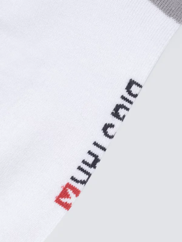 Stopki bawełniane szaro-białe Filixos 902