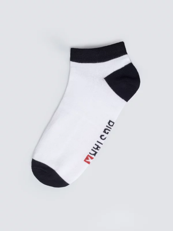 Stopki bawełniane czarno-białe Filixos 906