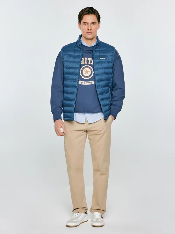 Kamizelka męska pikowana niebieska Jaxoon 402