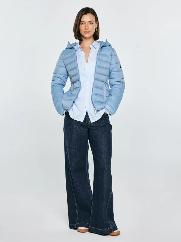 Kurtka damska przejściowa niebieska Venla 401