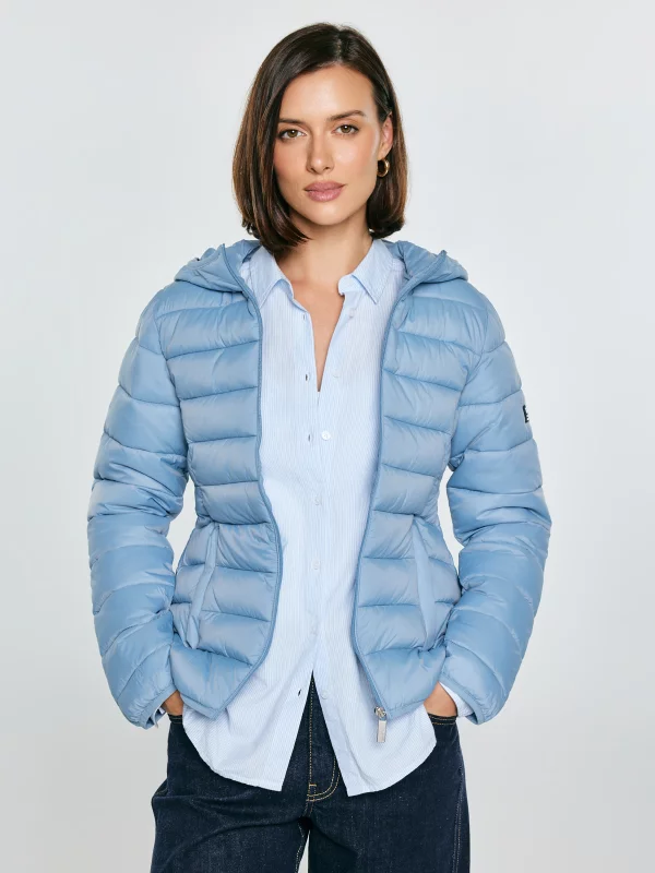 Kurtka damska przejściowa niebieska Venla 401