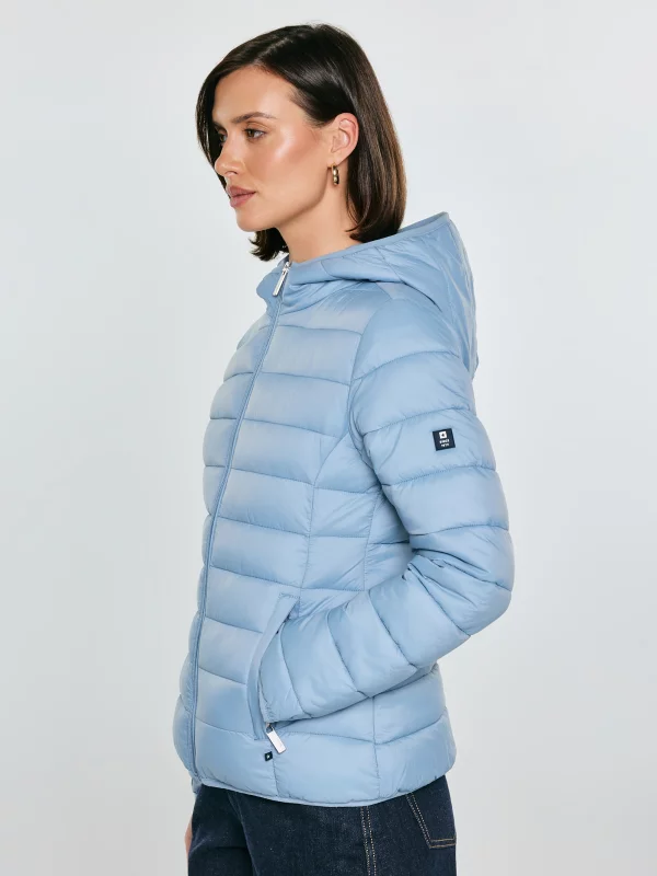 Kurtka damska przejściowa niebieska Venla 401