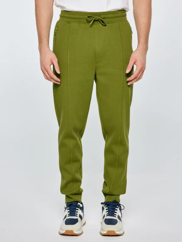 Spodnie męskie dresowe zielone Wladorp 301