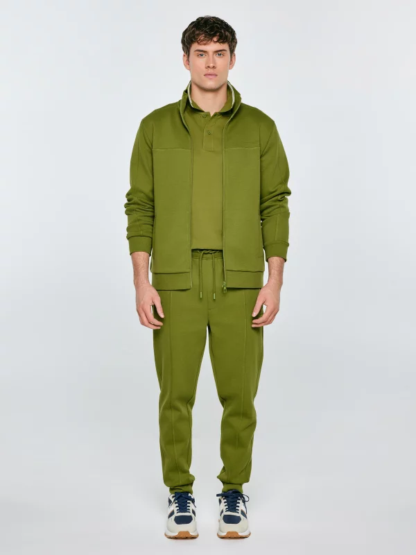 Spodnie męskie dresowe zielone Wladorp 301