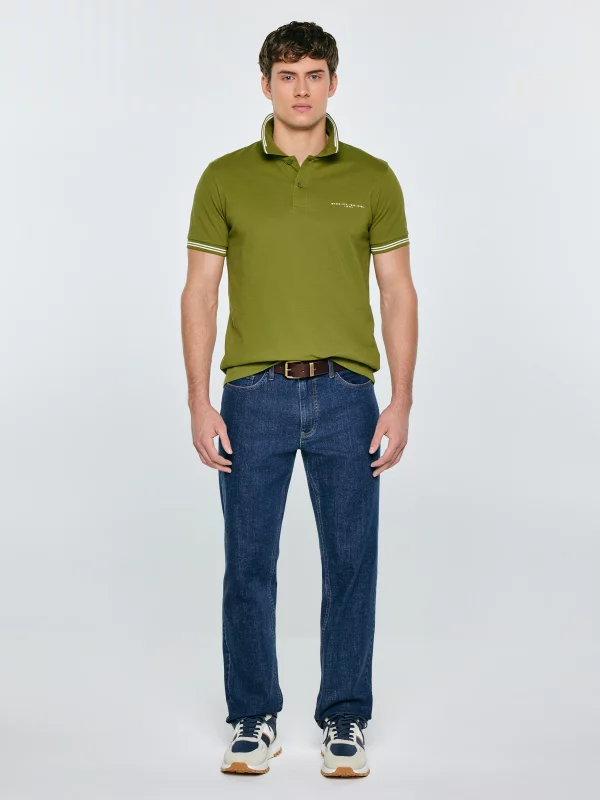 Koszulka męska polo zielona Wladym 301