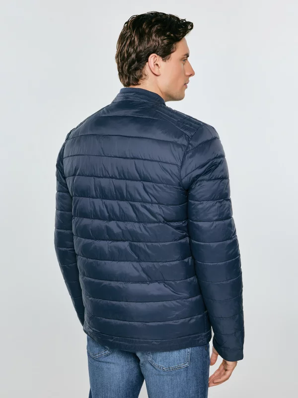 Kurtka męska pikowana granatowa Kamilos 403