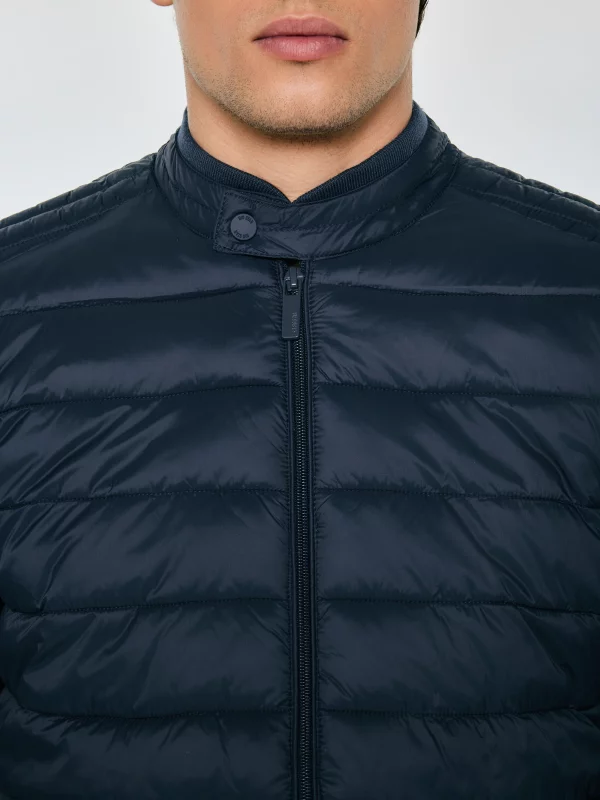 Kurtka męska pikowana granatowa Kamilos 403