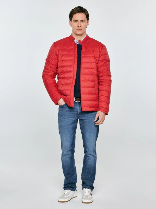 Kurtka męska pikowana czerwona Kamilos 603
