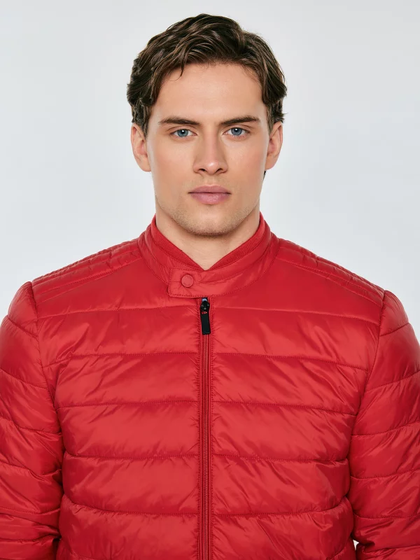 Kurtka męska pikowana czerwona Kamilos 603