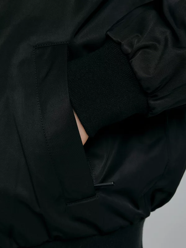 Kurtka chłopięca bomberka czarna Lesedi 906