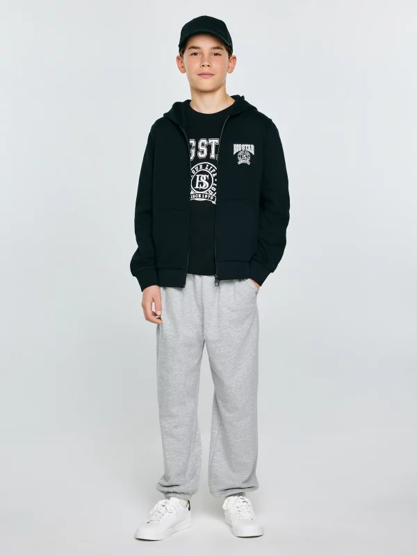 Spodnie chłopięce dresowe szare Polis 901