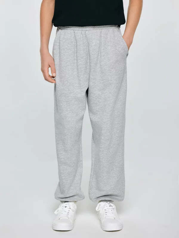 Spodnie chłopięce dresowe szare Polis 901