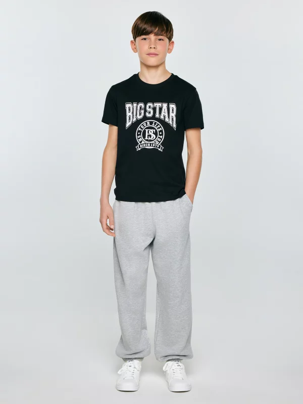 Spodnie chłopięce dresowe szare Polis 901