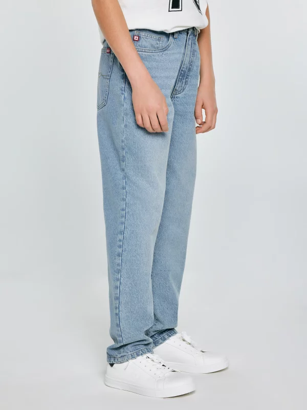 Jeansy chłopięce loose niebieskie Zacky 209