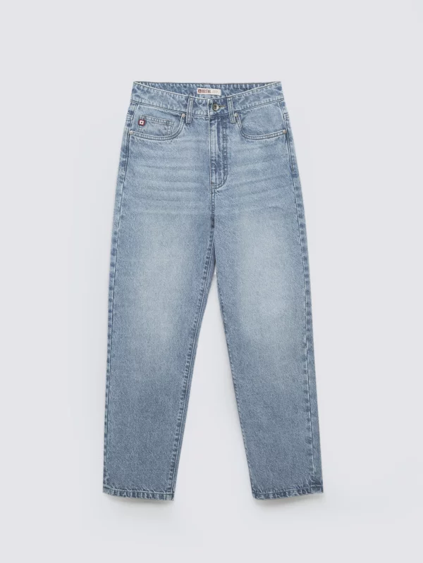 Jeansy chłopięce loose niebieskie Zacky 209