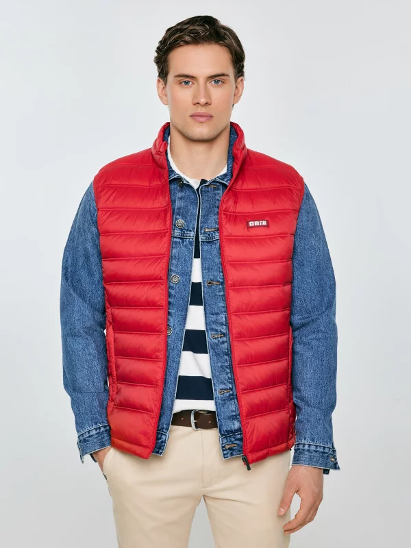 Kamizelka męska pikowana czerwona Jaxoon 603