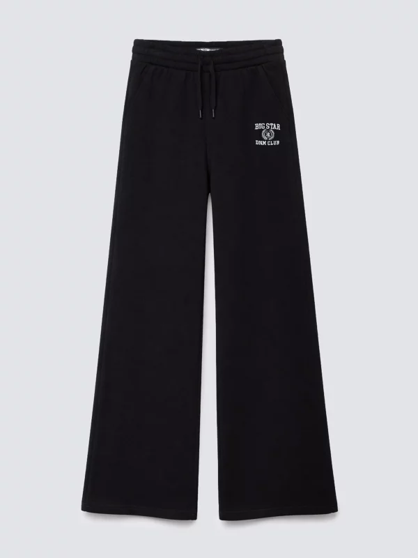 Spodnie dziewczęce dresowe czarne Nomap 906