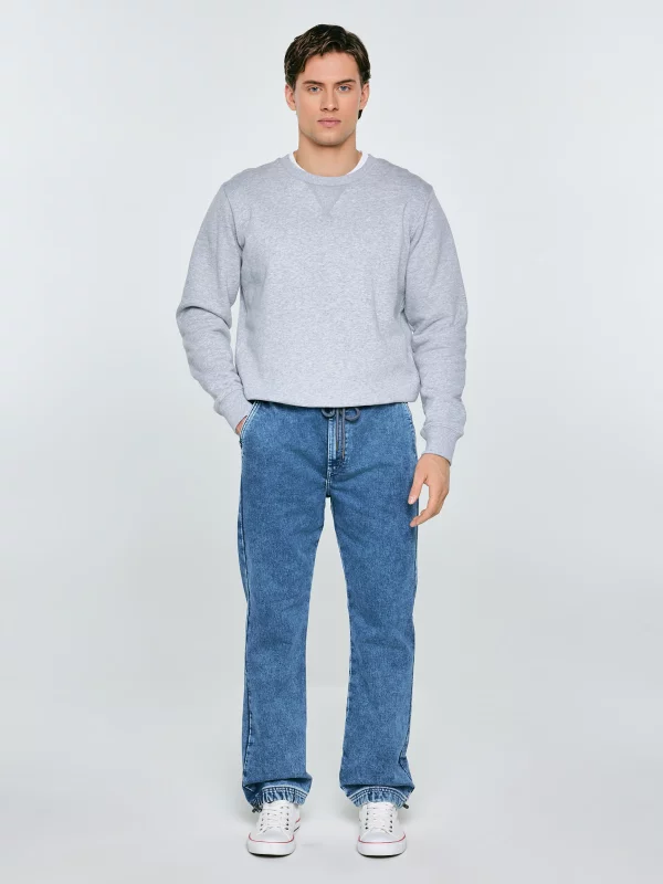 Jeansy męskie loose niebieskie Willu 319