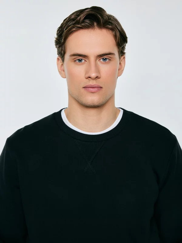 Bluza męska czarna Marltones 906