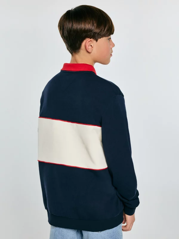 Bluza chłopięca polo granatowa Harmon 403