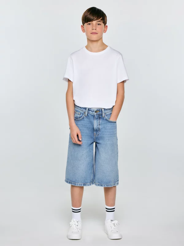 Szorty chłopięce jeansowe niebieskie Andys 190