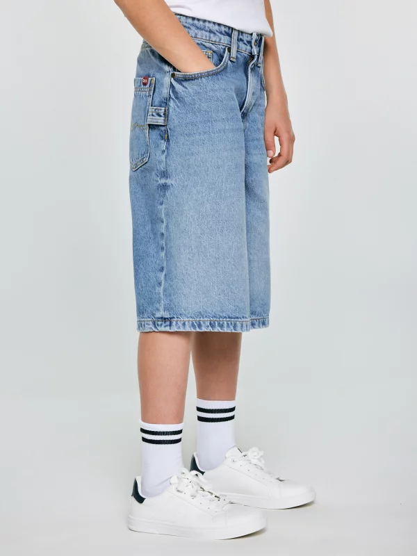 Szorty chłopięce jeansowe niebieskie Andys 190