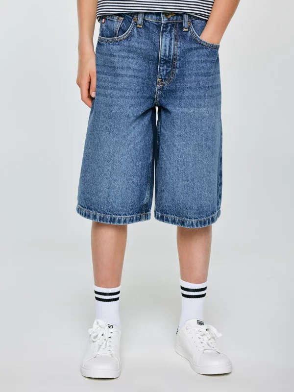 Szorty chłopięce jeansowe granatowe Andys 590