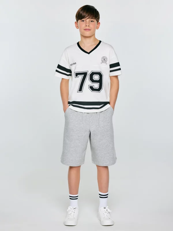 Szorty chłopięce dresowe szare Doner 901