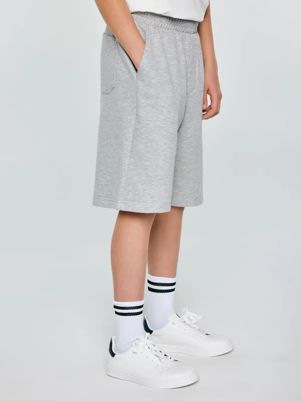 Szorty chłopięce dresowe szare Doner 901