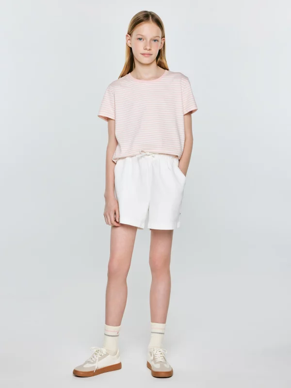 Szorty dziewczęce białe Polenasi 100