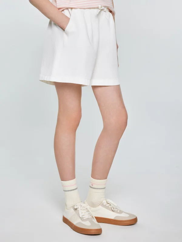 Szorty dziewczęce białe Polenasi 100