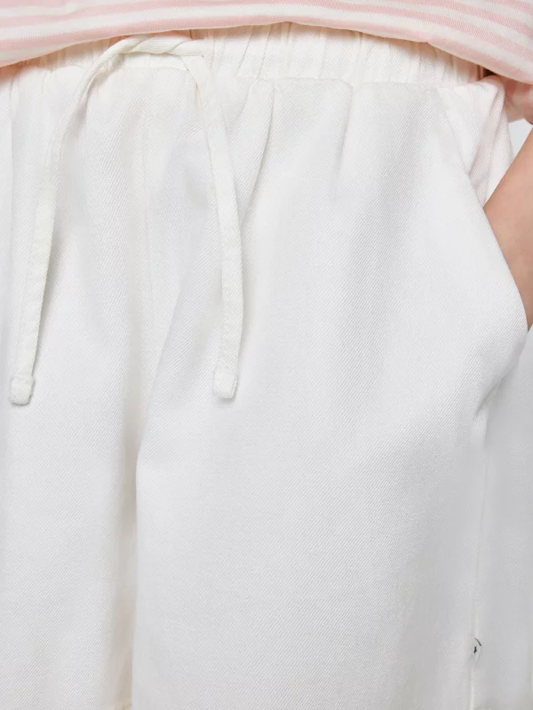 Szorty dziewczęce białe Polenasi 100