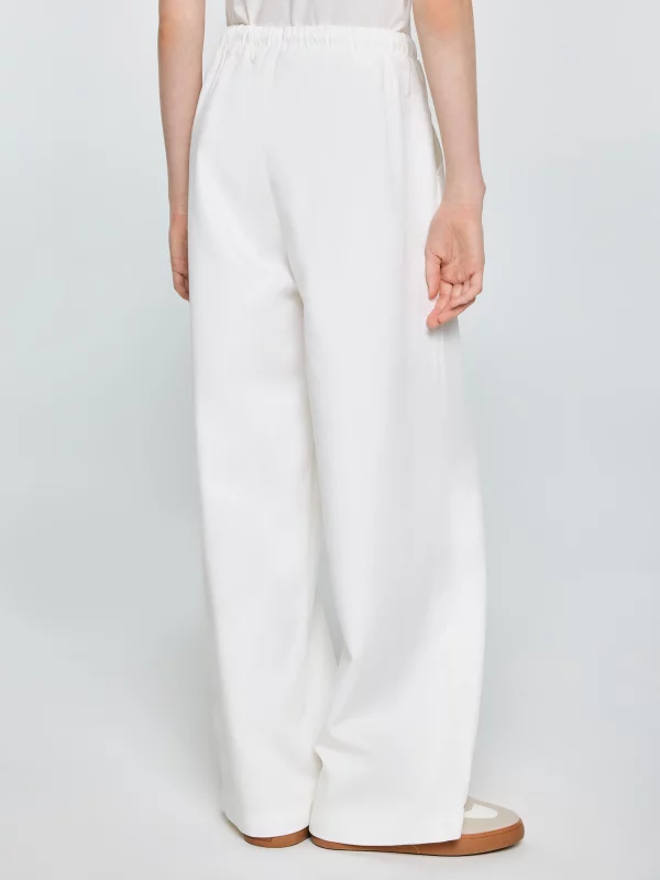 Spodnie dziewczęce wide białe Polena 100